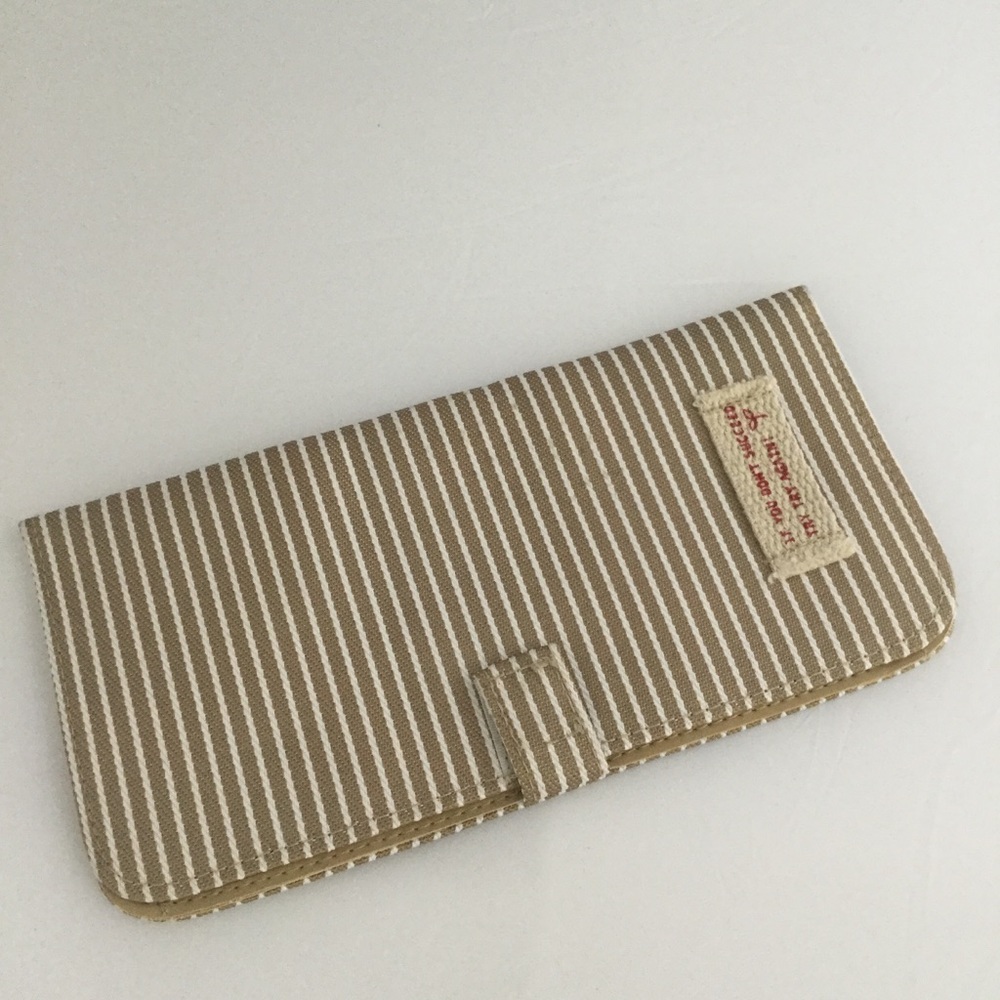 Synapse Japan Striped Series Beige Women’s wallet